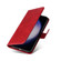 Samsung Galaxy S25 5G Classic Calf Texture Flip Leather Phone Case - Red