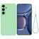 Samsung Galaxy S25 5G Color Liquid Silicone Phone Case - Green