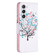 Samsung Galaxy S25 5G Colored Drawing Pattern Leather Phone Case - Tree
