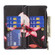 Samsung Galaxy S25 5G Colored Drawing Pattern Zipper Leather Phone Case - Lotus