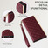 Samsung Galaxy S25 5G Crossbody Rhombic Sucker Leather Phone Case - Claret
