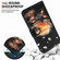 Samsung Galaxy S25 5G Crystal Texture Colored Drawing Leather Phone Case - Gold Peony
