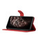 Samsung Galaxy S25 5G Cubic Skin Feel Flip Leather Phone Case - Red