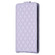 Samsung Galaxy S25 5G Diamond Lattice Vertical Flip Leather Phone Case - Purple