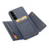 Samsung Galaxy S25 5G Double Buckle Card Slots Magnetic Phone Case - Blue