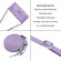 Samsung Galaxy S25 5G Dream Triangle Leather Phone Case with Long Lanyard - Purple