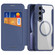 Samsung Galaxy S25 5G DUX DUCIS Skin X Pro Series Magsafe PC + TPU Phone Leather Case - Blue