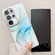 Samsung Galaxy S25 5G Electroplated Marble Texture Phone Case - Purple Pink M14