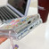 Samsung Galaxy S25 5G Electroplating Flower Texture Wristband TPU Phone Case - Red Plum Blossom SH2