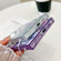 Samsung Galaxy S25 5G Electroplating Flowers Plants Texture Wristband TPU Phone Case - Lavender FL3