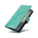 Samsung Galaxy S25 5G Embossed Butterfly Flowers Leather Phone Case - Green
