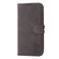 Samsung Galaxy S25 5G Embossed Happy Cat Pattern Flip Leather Phone Case - Grey