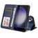Samsung Galaxy S25 5G ENKAY Card Wallet Calf Texture Leather Phone Case with Screen Film - Blue