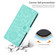 Samsung Galaxy S25 5G Floral Embossed Pattern Leather Phone Case - Light Green