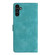 Samsung Galaxy S25 5G Flower Butterfly Embossing Pattern Leather Phone Case - Sky Blue