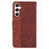 Samsung Galaxy S25 5G Geometric Embossed Leather Phone Case - Brown