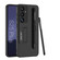 Samsung Galaxy S25 5G GKK Ultra-thin Holder Phone Case with Pen Slots & Stylus Pen - Black