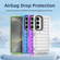 Samsung Galaxy S25 5G High Transparency TPU Hybrid PC Airbag Phone Case - Transparent Purple