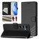 Samsung Galaxy S25 5G Honeycomb Embossing RFID Leather Phone Case - Black