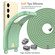 Samsung Galaxy S25 5G Integrated Card Bag Solid Color Liquid Silicone Phone Case with Lanyard - Green