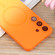 Samsung Galaxy S25 5G Liquid TPU Silicone Gradient MagSafe Phone Case - Orange Yellow