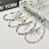 Samsung Galaxy S25 5G Little Fresh Bow Bracelet Chain TPU Phone Case - Purple