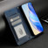 Samsung Galaxy S25 5G Multi-Card Slots Zipper Wallet Leather Phone Case - Blue