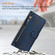 Samsung Galaxy S25 5G Multi-Card Slots Zipper Wallet Leather Phone Case - Blue