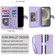 Samsung Galaxy S25 5G Multi-Card Wallet RFID Leather Phone Case - Light Purple