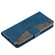 Samsung Galaxy S25 5G Nail Skin Feel Stitching Calf Texture Leather Phone Case - Blue