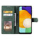 Samsung Galaxy S25 5G Nail Skin Feel Stitching Calf Texture Leather Phone Case - Green