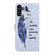 Samsung Galaxy S25 5G Oil Embossed 3D Drawing Leather Phone Case - Blue Feather