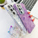 Samsung Galaxy S25 5G Plating Glitter Texture Chain Wristband TPU Phone Case with Lens Film - White Water Ripples