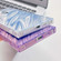 Samsung Galaxy S25 5G Plating Glitter Texture TPU Phone Case with Lens Film - Purple Wrinkles