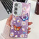 Samsung Galaxy S25 5G Plating Texture Butterfly TPU Phone Case with Glitter Lens Film - Daisy Butterflies HU2