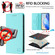 Samsung Galaxy S25 5G RC01 Dual-Folded Magnetic Suction RFID Leather Phone Case - Mint Green
