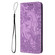 Samsung Galaxy S25 5G Retro Elephant Embossed Leather Phone Case - Purple