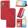Samsung Galaxy S25 5G Retro Skin Feel Magnetic Leather Phone Case - Red