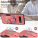 Samsung Galaxy S25 5G Retro Skin-feel Ring Card Wallet Phone Case - Black