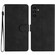 Samsung Galaxy S25 5G Seven Butterflies Embossed Leather Phone Case - Black