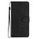 Samsung Galaxy S25 5G Seven Butterflies Embossed Leather Phone Case - Black