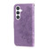 Samsung Galaxy S25 5G Seven-petal Flowers Embossing Leather Phone Case - Light Purple