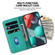 Samsung Galaxy S25 5G Seven-shaped Embossed Leather Phone Case - Green