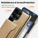 Samsung Galaxy S25 5G Shield Multi-functional MagSafe Card Bag Phone Case - Desert Gold
