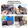 Samsung Galaxy S25 5G Shield Multi-functional MagSafe Card Bag Phone Case - Purple