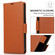 Samsung Galaxy S25 5G Side Buckle RFID Anti-theft Leather Phone Case - Brown