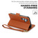 Samsung Galaxy S25 5G Side Buckle RFID Anti-theft Leather Phone Case - Brown