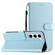 Samsung Galaxy S25 5G Silk Texture Horizontal Flip Leather Phone Case - Light Blue