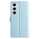 Samsung Galaxy S25 5G Silk Texture Horizontal Flip Leather Phone Case - Light Blue