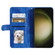 Samsung Galaxy S25 5G Simple 6-Card Wallet Leather Phone Case - Blue Samsung Galaxy S25 5G Simple 6-Card Wallet Leather Phone Case - Blue